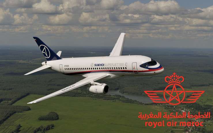 Royal Air Maroc планирует летать на российских лайнерах Sukhoi Superjet 100