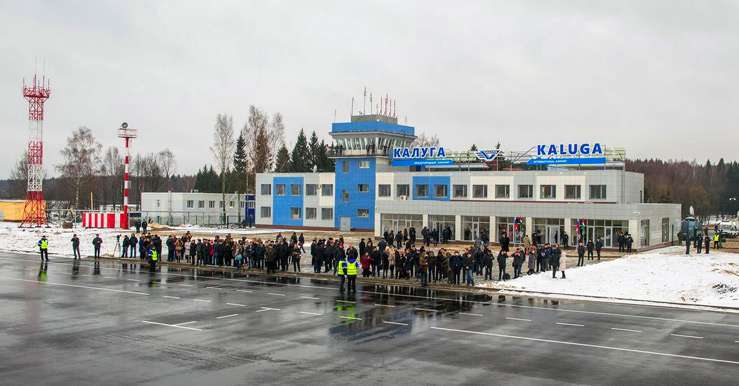 Аэропорт Калуги опубликовал первую статистику