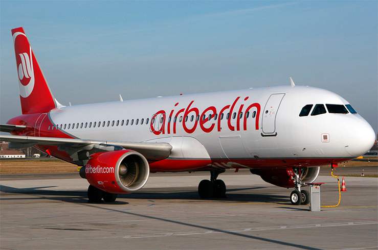 Air Berlin сократит сотрудников и самолетный парк