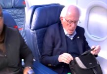 Перший клас для Сандерса: Пасажира виселили, місце посів помічник